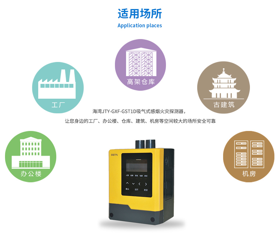 JTY-GXF-GST1D吸氣式感煙火災探測器應用場所